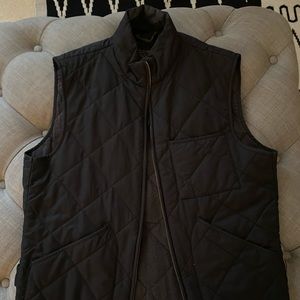 Navy Quilted Vest